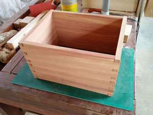 出口实木木箱 燕尾榫实木木箱